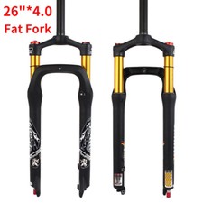 Forcella pneumatica 26" Fat Fork Beach/Ebike Bike con regolazione rimbalzo per pneumatico 4,0"