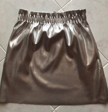 Zara silver skirt with pockets