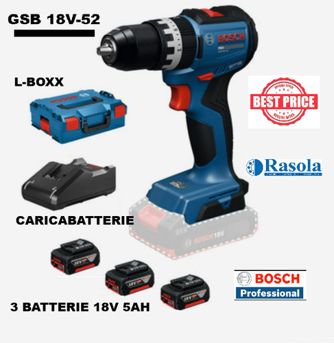 Bosch professional gsb 18v - gsb, 18v-52
