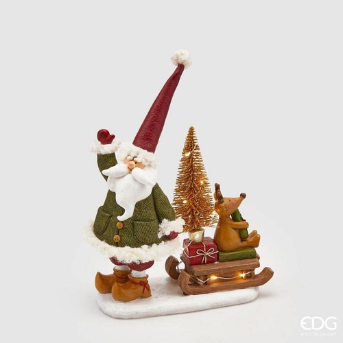 Babbo natale con slitta - babbo,