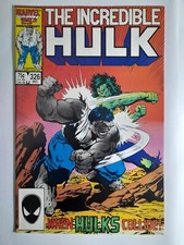 Hulk 326 NM 1986.Grey Hulk Vs Green Hulk.First Printing.Marvel Comics.