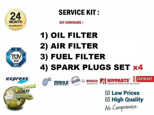 Filtri olio carburante aria - carburante, 4x