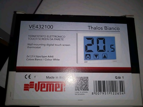 Termostato touch screen - termostato, a