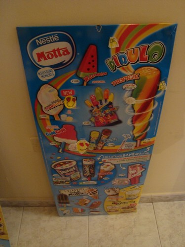 Insegna latta tabella gelati - tabella,