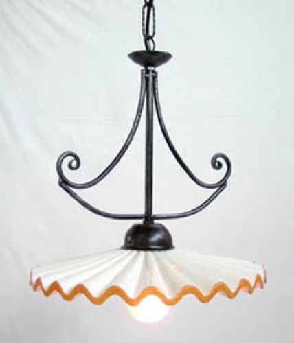 Lampadario margherita ferro - margherita, in