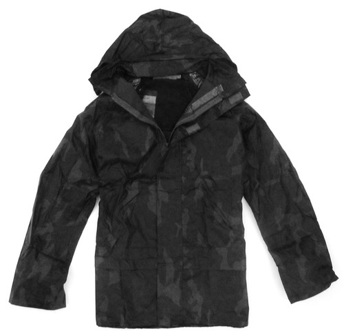 Giacca mimetica nera antivento - giacca,