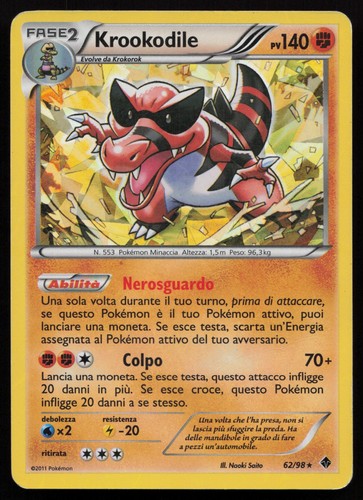 Pokemon tcg krookodile 98 - pokemon,