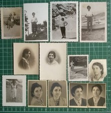 Lotto 47 foto d'epoca DONNA