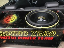 Impianto HI-FI AUTO, compreso dì subwoofer e amplificatore, di marca GROUND ZERO
