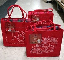 PLAID CON BORSETTA NATALIZIO COPERTA TARTAN SCOZZESE ROSSO MISURA MATRIMONIALE