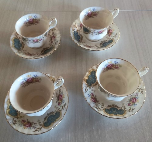 Set tazze tè con - set, 4