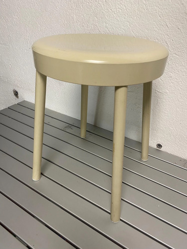Sgabello vintage legno - sgabello,