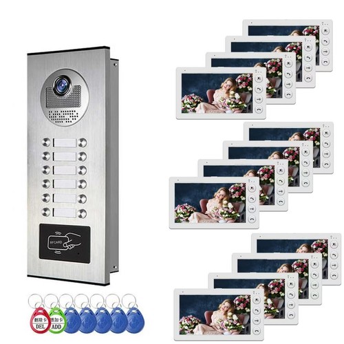 Set videocitofono cablato - , 12