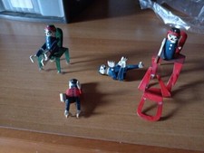  Vintage Per Collezione Sedie Pupazzi Burattini Mini Legno Metallo