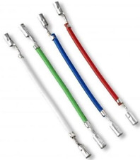 4 CAVI GIRADISCHI SEGNALE DI COLLEGAMENTO BRACCIO TESTINA PUNTINA PHONO CAVETTI