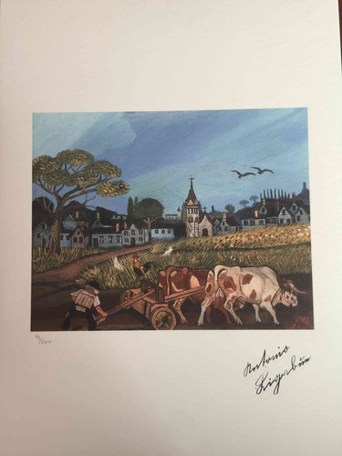 Antonio ligabue litografia - antonio,