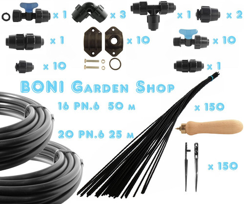 Kit irrigazione goccia orto - a,