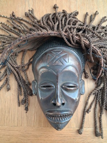Chokwe mask hand - chokwe, wood