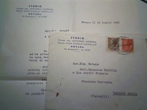 Busta viaggiata studio ceresa - busta,