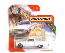 Matchbox '61 Ford Ranchero bianco 1:64