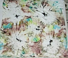 Raro foulard in seta stampato