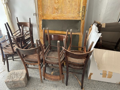 Lotto sedie in legno - sedie,