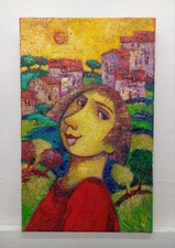 QUADRO DIPINTO PAESAGGIO