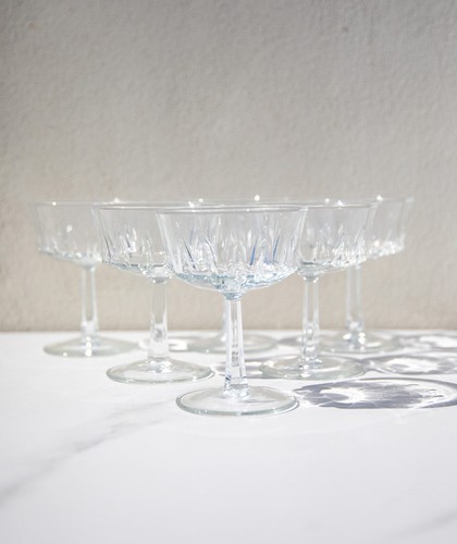 Set coppe vintage vetro - 6, in