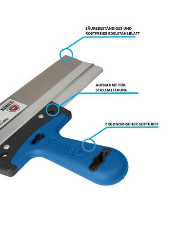 Spatola per superfici mm - superfici, 0,6