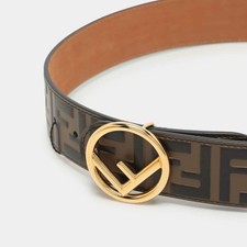 Cintura Fendi marrone Zucca in