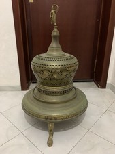 Antico Braciere in  Ottone e Rame . Altezza max 79 cm. OTTIME CONDIZIONI