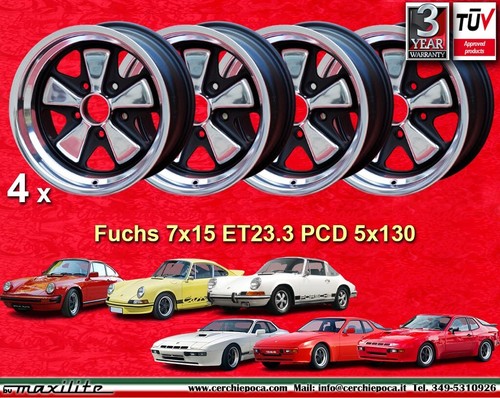 Cerchi 7x15 porsche fuchs - porsche,