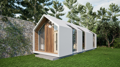 Piani casa cabina moderna