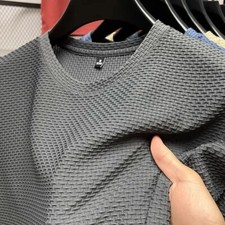 T-shirt uomo seta ghiaccio