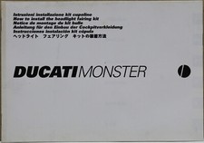 libretto ducati monster istruzioni kit cupolino 912.7.136.1b 2000 900 600 750 s4
