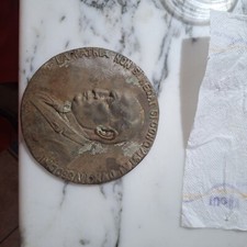 Mussolini Medaglione Bronzo