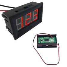 VOLTMETRO 2,4V 30V DIGITALE MISURARE TENSIONE PANNELLO TEST MOTO AUTO