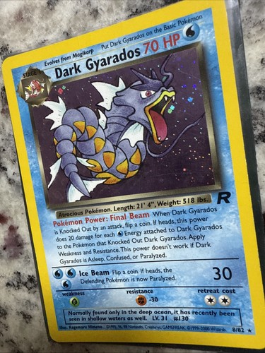Dark gyarados unlimited - dark, 8/82