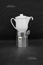 Mulino Bianco Caffettiera Moka Espresso Con Bricco Ceramica 19,5cm