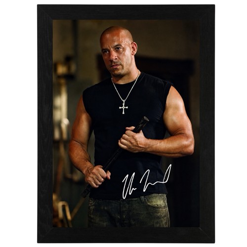Vin diesel signed autograph - diesel,