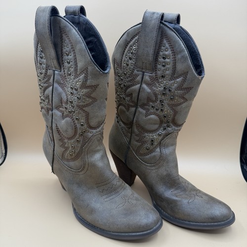 Stivaletti western con - , borchie