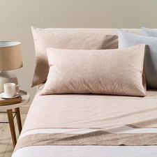 Caleffi completo lenzuola letto matrimoniale Nevada2 cotone naturale elegante