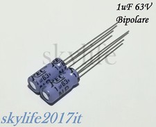 2 pz Condensatore bipolare 1uF
