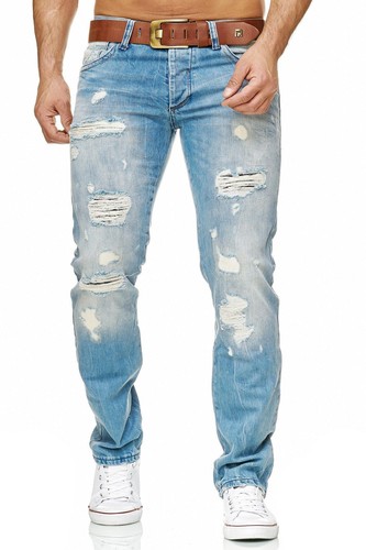 Jeans uomo pantaloni denim
