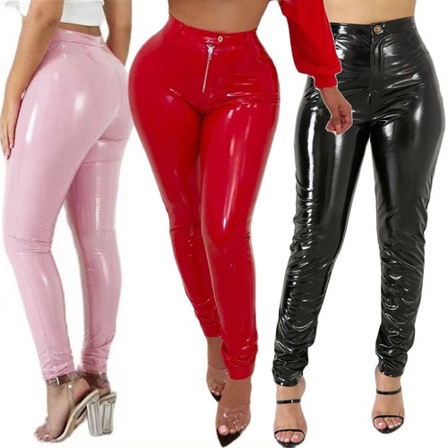 Leggings donna pvc - donna, effetto