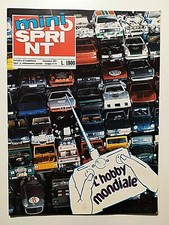 AUTOSPRINT MINI NOVEMBRE 1981 MODELLISMO RADIOCOMANDATI TAMIYA FUTURA GOLF