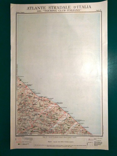 Carta geografica antica rimini - antica,