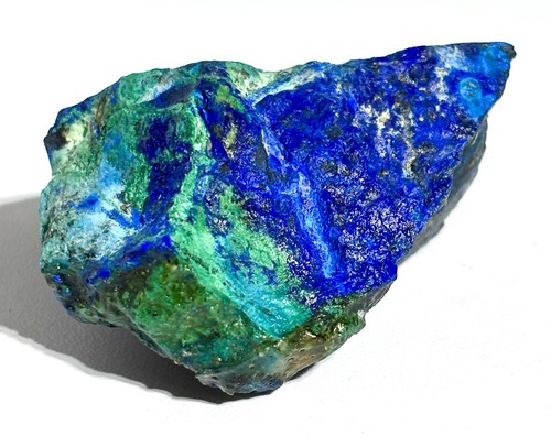 Azurite with malachite - azurite,