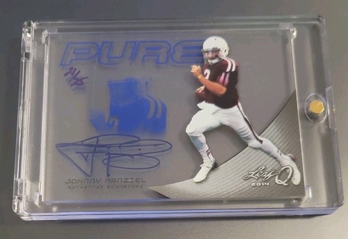 Johnny manziel 2014 leaf - johnny,