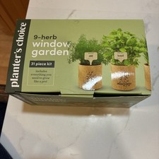 Fioriere Scelta 9 Erbe Finestra Giardino KIT 31 PEZZI ~ CRESCERE COME UN PROFESSIONISTA ~ NUOVO